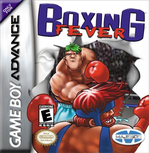 Boxing Fever box art for GameBoy Advance
